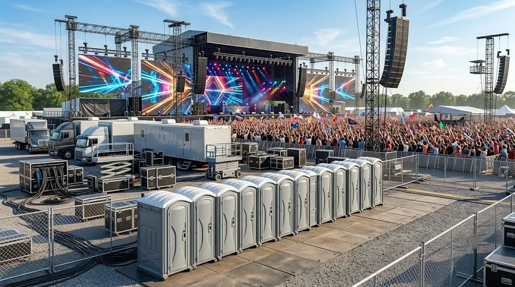 Concert Restroom Rental in Mount Pleasant, SC