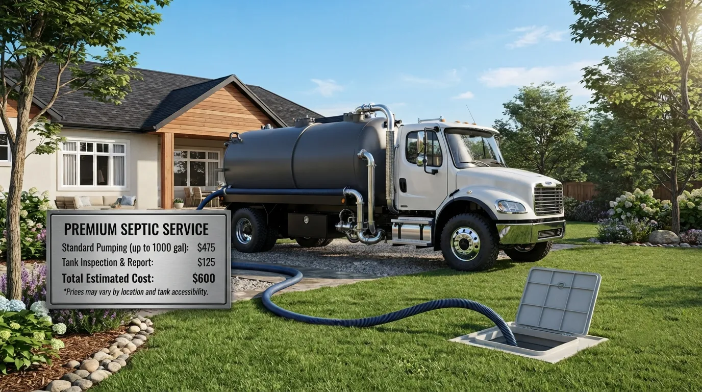 Septic Tank Pumping Cost in Mount Pleasant, SC
